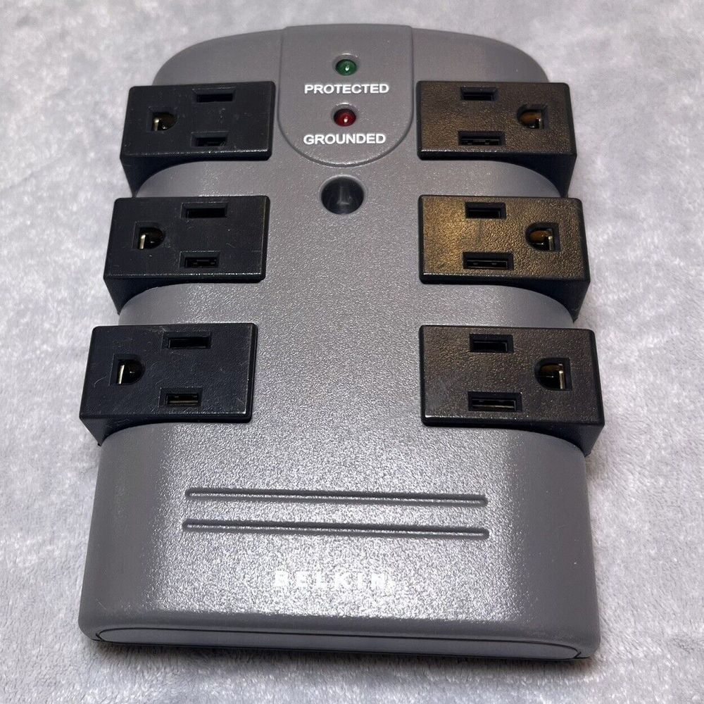 Belkin 6-Outlet Pivot-Plug Surge Protector Untested